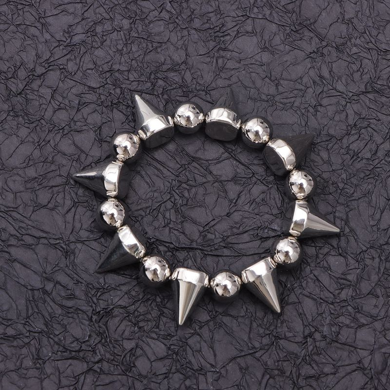 Sweet, Cool, Exaggerated Round Bead Conical Rivet, Collarbone Chain, Collar Necklace, Men's And Women's Accessories,_voghion.com