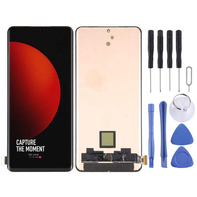 Za Xiaomi Mi 12s Ultra LTPO AMOLED material originalni LCD zaslon in digitalizator, celoten sklop_voghion.com