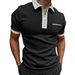 Herrenbekleidung Herrenmode Revers Mode Schlanke Tasche Herren T-Shirt Poloshirt_voghion.com