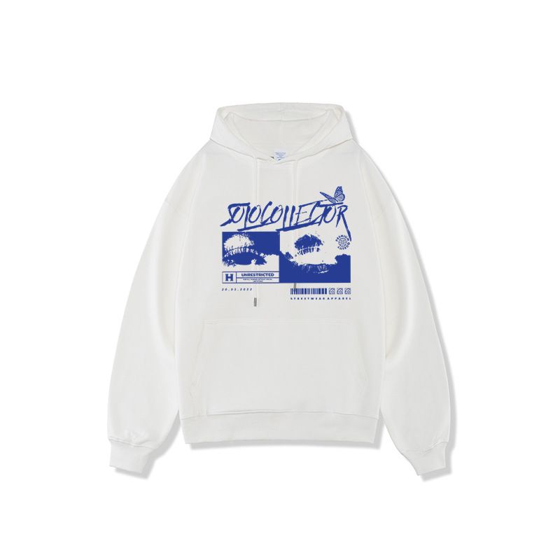 Men's Autumn/Winter fashion brand hooded sweater printed pullover two-piece long-sleeved loose casual jacket_voghion.com