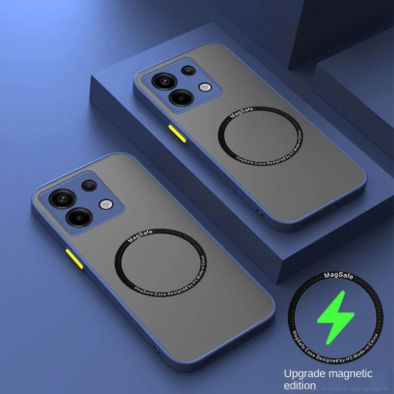 Xiaomi POCO M6 Pro 4G Hard PC Matte Magnetic Protective Back Case For xiaomi poco m6pro Full Cover phone Shell_voghion.com