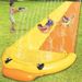 Scivolo acquatico Little Yellow Duck, scivolo da prato per bambini, gioco d'acqua, scivolo doppio, scivolo con spruzzo d'acqua_voghion.com