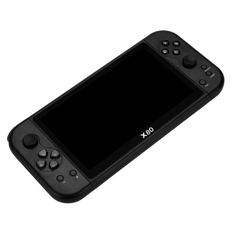 Console di gioco PSP X80 da 7 pollici, GBA, Pokémon, schermo grande, portatile, doppio telecomando, PS1 Arcade_voghion.com