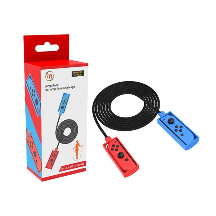 Acessórios para jogos de desafio de corda de pular, corda de pular de alta resistência para Nintend Switch, corda de pular 3M, alças para controle JoyCon_voghion.com