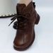 2025 Autumn New Short Thick Sole Martin Casual Lace-up Ankle Boots Low Heel Fleece Women's Shoes_voghion.com