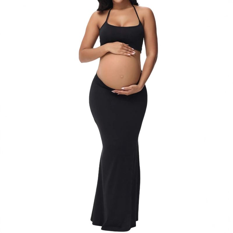 Women's Clothing Maternity Photo Clothing New Style Photography Photo Studio Photo Sexy Tight Temperament Suspenders Long_voghion.com