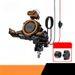 Motorcycle Three-Claw Fixed Electric Bike Clip Wired Charging Riding Phone Holder Rotatable_voghion.com