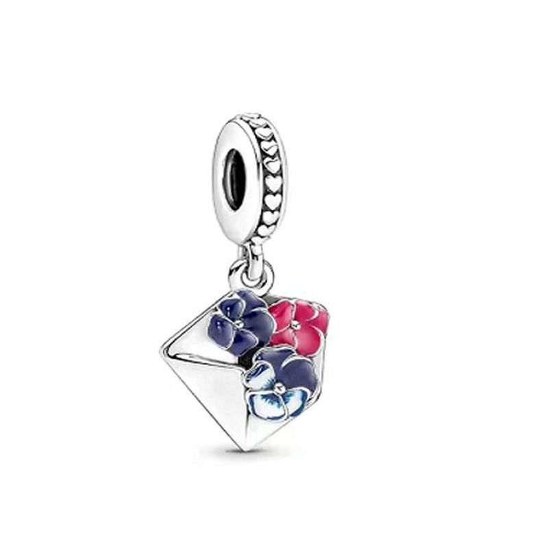 New Style Beads Flower Letter Snake Bone Chain Bracelet Bead Necklace Accessories Pendant_voghion.com