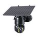 Starlight Solar Security Camera - 4G LTE Color Night Vision No WiFi & No Power Needed IP66 Waterproof AI Motion Detection_voghion.com