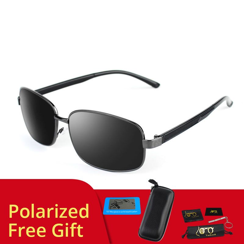 Modische Myopie-Sonnenbrille mit Dioptrien, polarisierte rechteckige Sonnenbrille für Männer und Frauen – 0,50–4,00–4,50–5,00–5,50–6,00_voghion.com