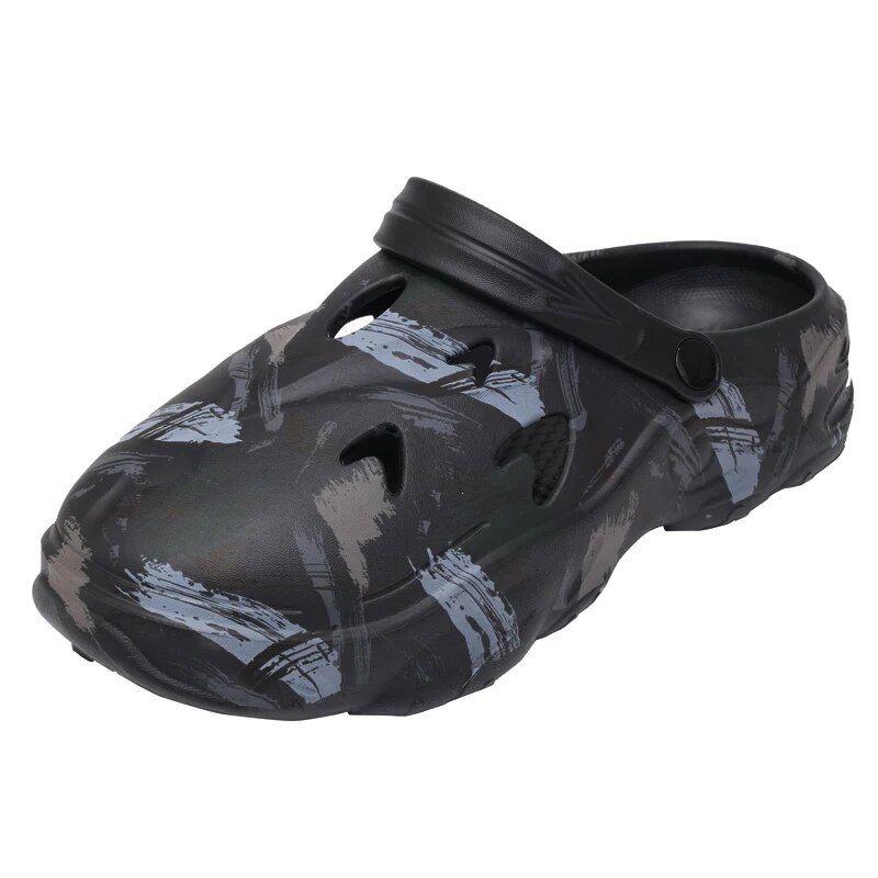 Summer New Men's And Women's Holed Baotou Outdoor leisure Sports Beach Shoes Air Cushion Comfortable Breathable Soft_voghion.com