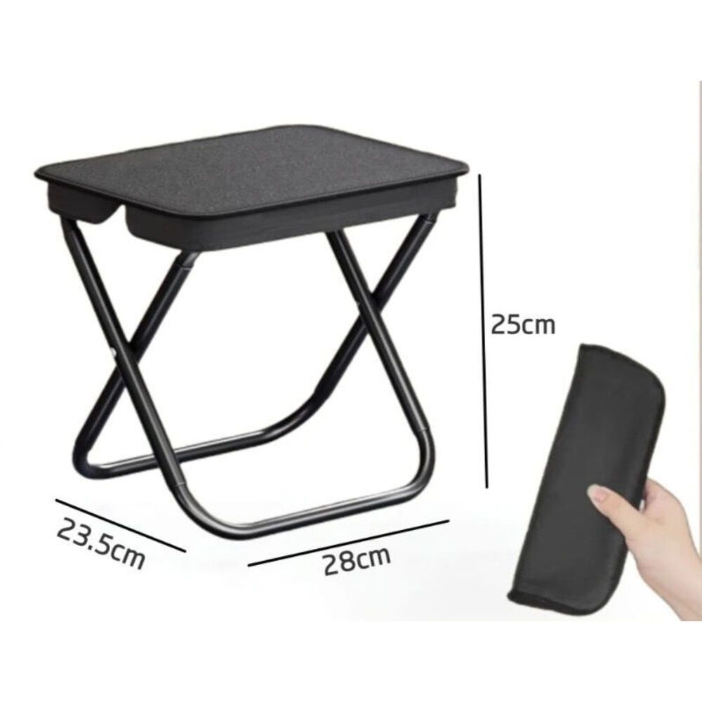 Outdoor Folding Portable Camping Stool Fishing Artifact Chair_voghion.com