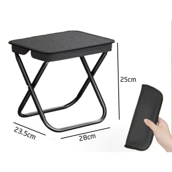 Outdoor Folding Portable Camping Stool Fishing Artifact Chair_voghion.com