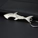 Creative Shark Keychain Barbecue Practical Promotional Gift Marine Life Bottle Opener Pendant_voghion.com