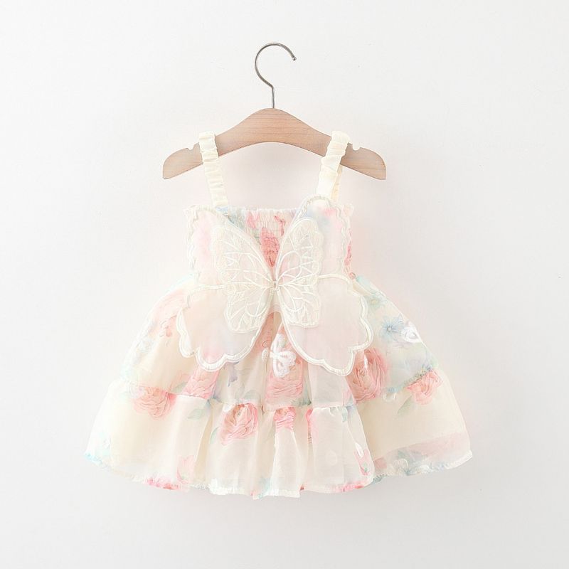 Baby Mädchen Kleid Koreanischen Stil Prinzessin Baby Kleid Schmetterling Blume Geburtstag Kleid_voghion.com