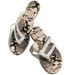 New Leopard Pattern Diamond Flat Bottom Slippers for Women's Sandwich Sandals with Soft Soles in Large Sizes_voghion.com