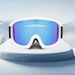 Adult Double-Layer Anti-Fog With Color Box HD Wide Field Of View Aspheric Snow Protection Mountaineering Anti-Snow Blind_voghion.com