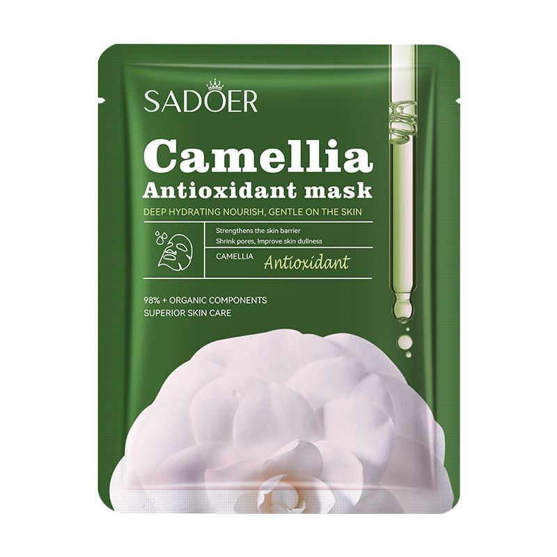 All English SADOER Camellia Antioxidant Moisturizing And Rejuvenating Facial Mask_voghion.com