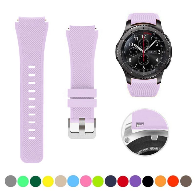 20mm 22mm rihm Samsungi galaxy kellale4 44mm/40mm 5 pro active 2 Gear s3 Silicone Correa käevõru Huawei Watch gt2/3/2e rihm_voghion.com