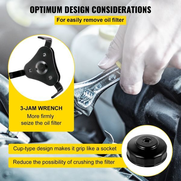 Oil Filter Socket Set, 30 Pcs Oil Filter Wrench Set, Sturdy Steel Oil Filter Socket, 3/8' Oil Filter Socket, Low Profile Oil Filter Socket Set For_voghion.com