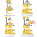 SOGA Commercial Manual Juicer Hand Press Juice Extractor Squeezer Orange Citrus Yellow_voghion.com