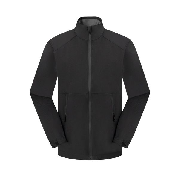Men's Three-Proof Workwear Stand Collar Jacket Outdoor Multi-Functional Thin Breathable Waterproof Coat_voghion.com