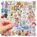55pcs Calico Critters Stickers Scrapbook Decoration Graffiti Decals Skateboard Laptop Waterproof Sticker_voghion.com