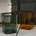 Large Plastic Square Trash Can For Living Room Kitchen Bedroom Bathroom Dormitory Modern Style Transparent Light Luxury_voghion.com