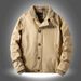 QFV507045555501<2 Middle-aged Men's Jacket Deck Padded Warm Military Workwear Winter Fleece Lined Thickened Casual Turn-down Collar Cotton_voghion.com