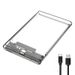 Transparent Case Caddy HDD Enclosure 2.5 SSD SATA To USB 3.0 Type-C 3.1 Adapter External Hard Drive Box_voghion.com