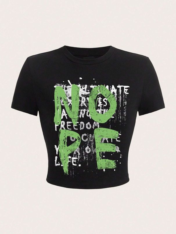 Sieviešu apģērbs Vasaras jauns ielas plāns modes taisns plecu T-krekls saldi pikanti topi sievietēm_voghion.com