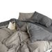Solid Color Four Washed Cotton Duvet Cover, Bed Sheet, Skin-friendly Matte, Student Dormitory 3 Piece Set_voghion.com
