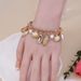 Baroque Pearl Conch Shell Women's Irregular Bracelet Personality Exaggerated Style Beach Chain_voghion.com