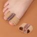 Silicone Toe Separator – Dual-Hole Bunion Corrector For Overlapping Toes & Hallux Valgus (Skin Tone, S/L Sizes, All-Season Comfort)_voghion.com