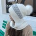 Autumn And Winter Plush Children's Scarf One Piece Thickened Korean Edition Warm Versatile Knitted Hat_voghion.com
