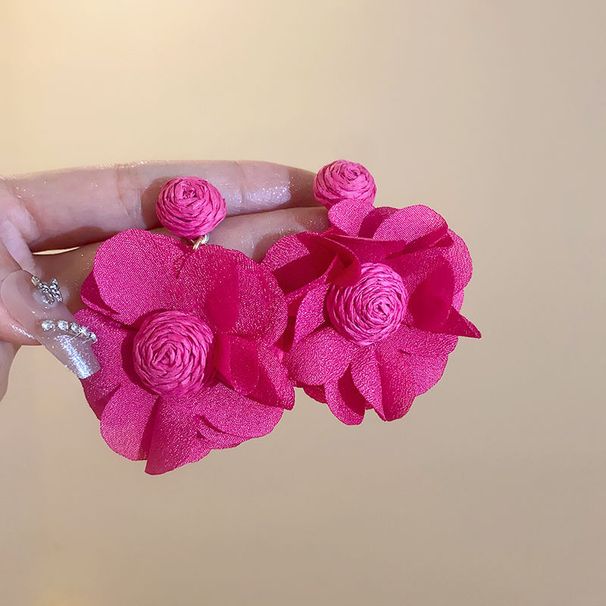 Σκουλαρίκια με λουλούδια, εξαιρετικά καυτά, μοντέρνα και διακριτικά, πολυτελή σκουλαρίκια με νεράιδες_voghion.com