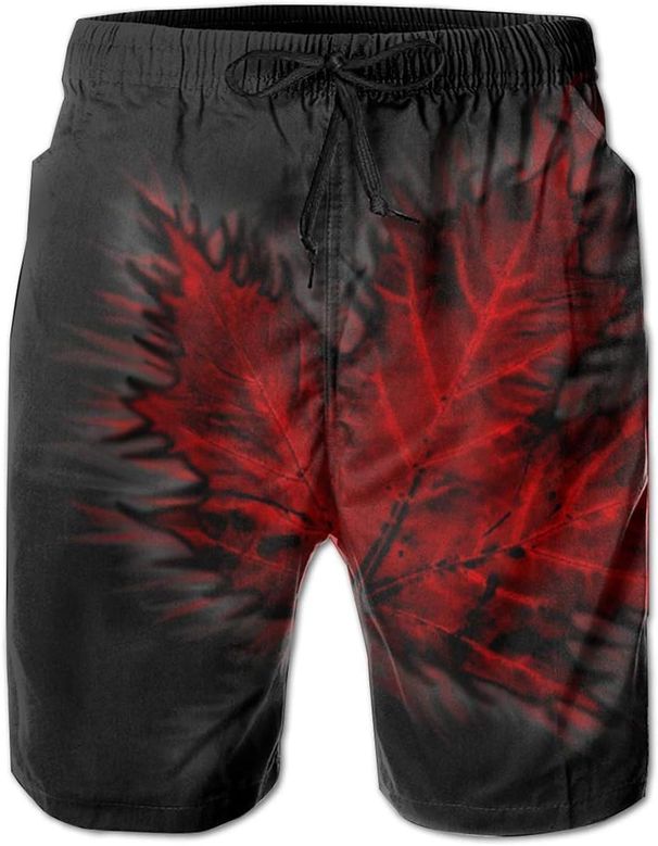 Men's 3D Watercolor Ink Digital Printing Men's Beach Pants Youth Casual Shorts _voghion.com