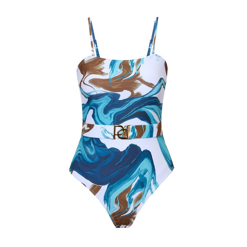 Maillot de bain une pièce sexy triangle pour femme, nouvelle mode, jupe en mousseline de soie, maillot de bain deux pièces_voghion.com