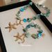 Shell Conch Starfish Pearl Necklace Set Beach Vacation Style Elegant Collarbone Chain Fashion Versatile Jewelry_voghion.com