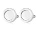 photo cufflinks men's round photo frame can be placed in the photo copper cuff nail source factory ins new product_voghion.com
