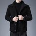 Men's Faux Suede Shearling Jacket With Fleece Lining – Stylish Winter Coat For Casual & Smart Looks_voghion.com
