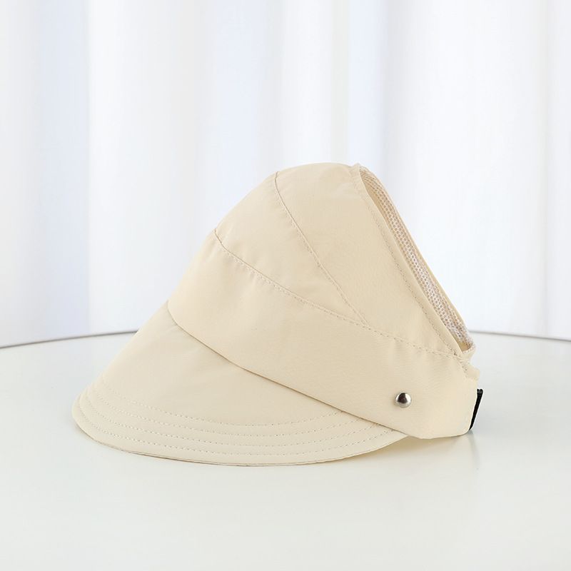 Upgraded New Hangable Mask High Ponytail Quick-Dry Sun Versatile Open-Top Large Head Circumference Hat_voghion.com