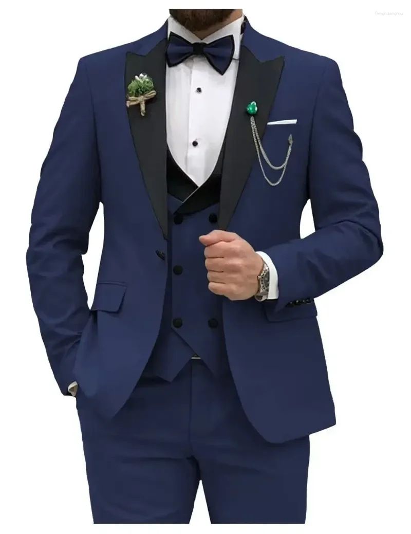 Men's Clothing Suits For Men Business Conference Host Wedding Slim Suit Dress Three Piece Suit Niche_voghion.com