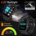 LIGE New Men Smart Watch Flashlight 2.01" HD Large Screen AI Voice Bluetooth Call Sport Watches Health Monitor Smartwatch Women_voghion.com