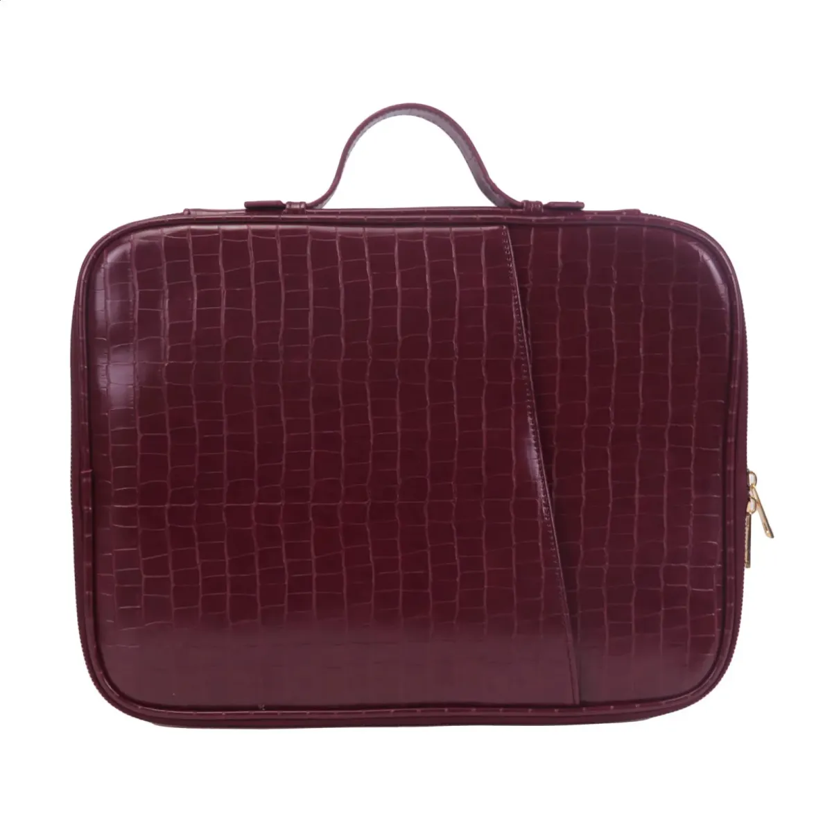 Free Custom Letters Office Women Pattern Laptop Leather Bag For IPAD Fashion A4 Paper Document File Folder 240729_voghion.com