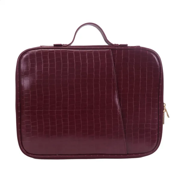 Free Custom Letters Office Women Pattern Laptop Leather Bag For IPAD Fashion A4 Paper Document File Folder 240729_voghion.com