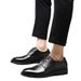 Euro Step Herren Business Formal Schnürschuhe Leder Weiche Sohle Lässig Atmungsaktiv Arbeitsschuhe im britischen koreanischen Stil_voghion.com