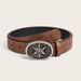 Wind Spicy Girl Daily Brown Texture Button Star Print Pattern Batch Belt For Men And Women_voghion.com