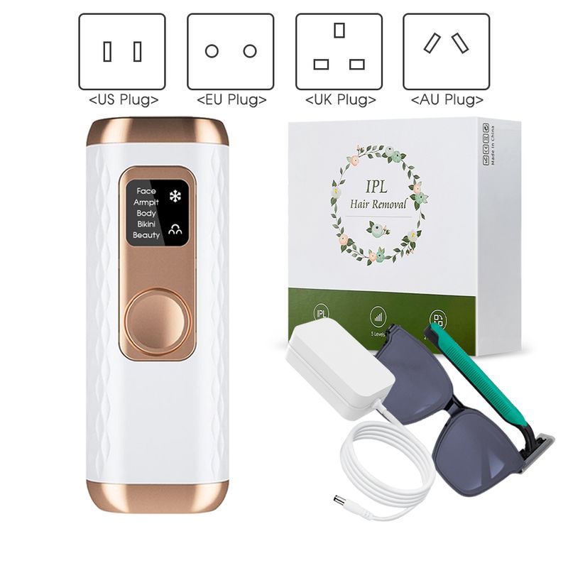 999.990 Flash Display LCD Puls Epilierer Ganzkörper Laser máquina schmerzlose elektrische Haaren tfernungs gerät_voghion.com