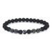 New Matte Black Bead Anklet Snowflake Stone Magnetic Foot Jewelry Bulk Price_voghion.com